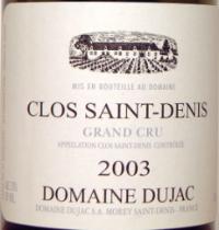 2008 Dujac Clos St Denis